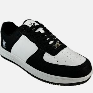 Classic Low-Top Black & White Men's Sneaker